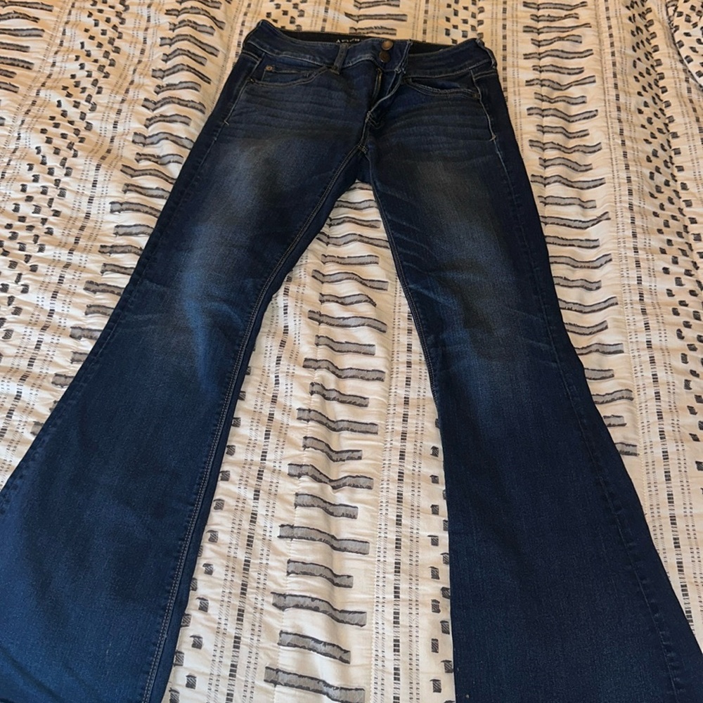American eagle super stretch artist flare size 8 regular
